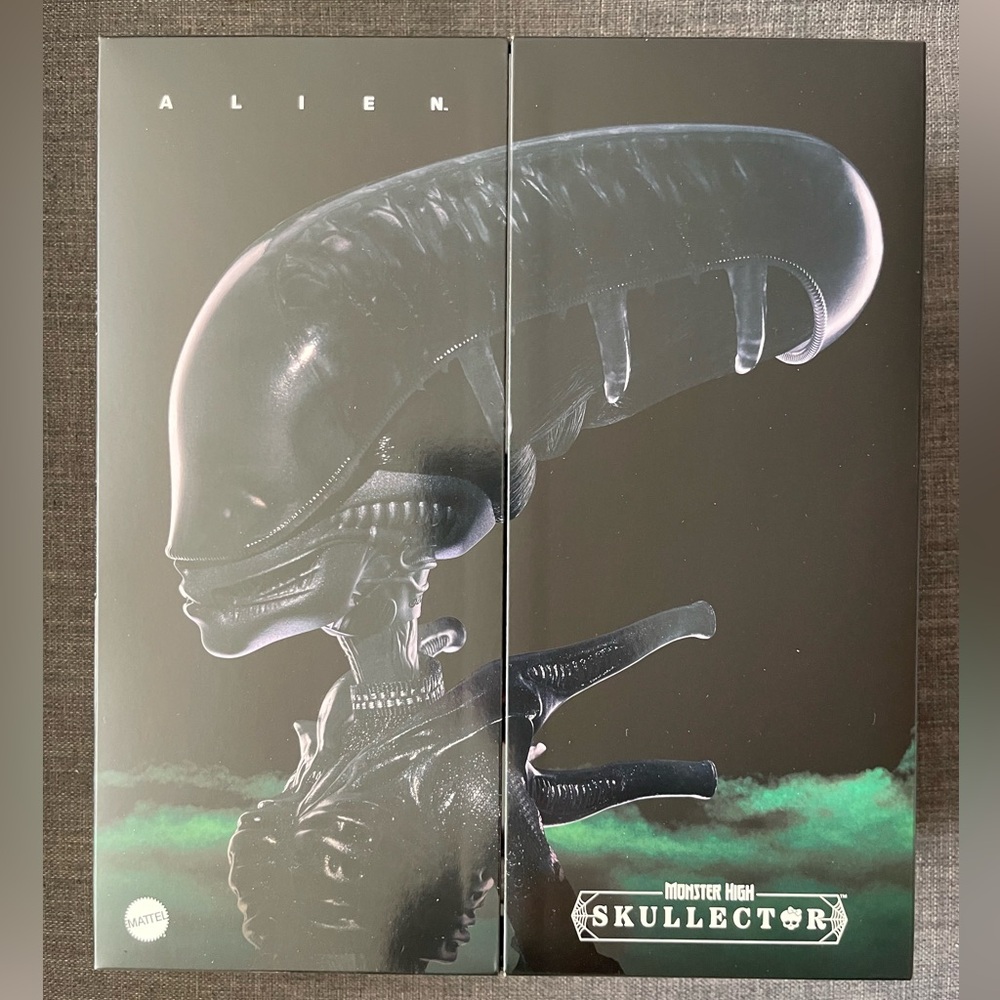 SOLD!! MONSTER HIGH SKULLECTOR XENOMORPH ALIEN DOLL by MATTEL JDR69-9893 NIB!